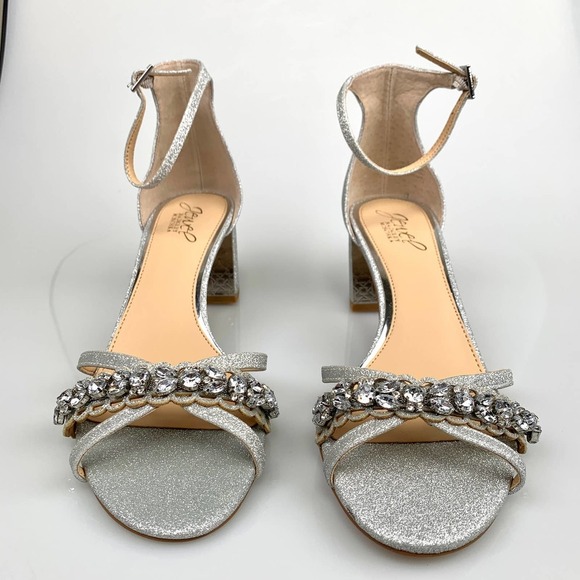 NIB Badgley Mischka Giona Evening Sandal Size 8 Evening Open toe - Picture 15 of 16